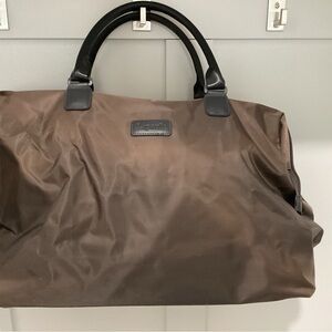 Lipault brown Weekend travel bag, vintage. Bag 18” NWIT tag.